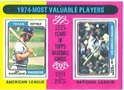1975 Topps Baseball Cards      212     Jeff Burroughs/Steve Garvey MVP